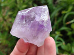 Natural Jacaranda Amethyst Single Crystals x 12 From Mumbwa, Zambia - Toprock Gemstones and Minerals 