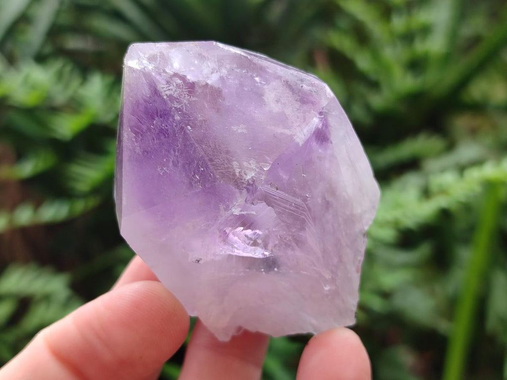 Natural Jacaranda Amethyst Single Crystals x 12 From Mumbwa, Zambia - Toprock Gemstones and Minerals 