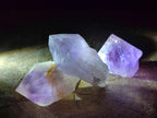 Natural Jacaranda Amethyst Single Crystals x 12 From Mumbwa, Zambia - Toprock Gemstones and Minerals 