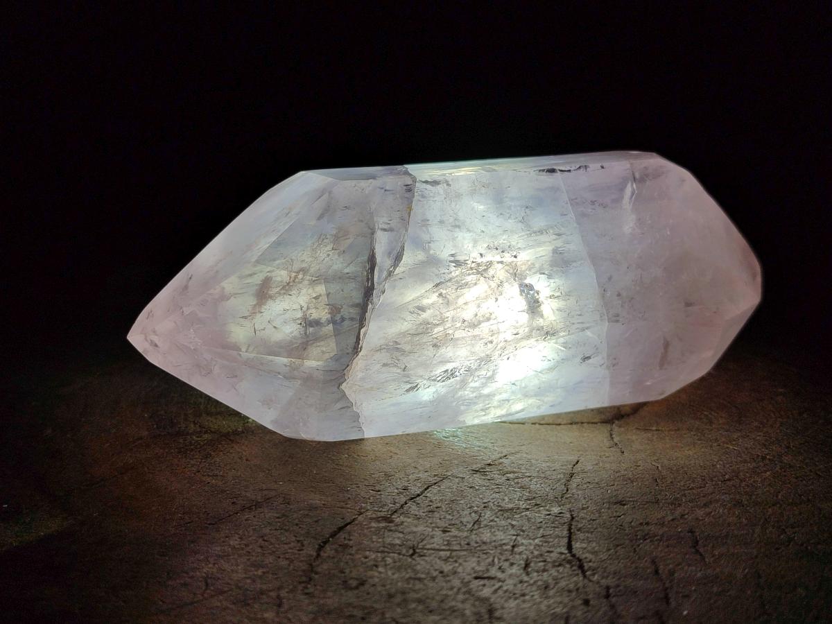 Polished Double Terminated Gemmy Rose Quartz Crystals x 2 From Madagascar - Toprock Gemstones and Minerals 