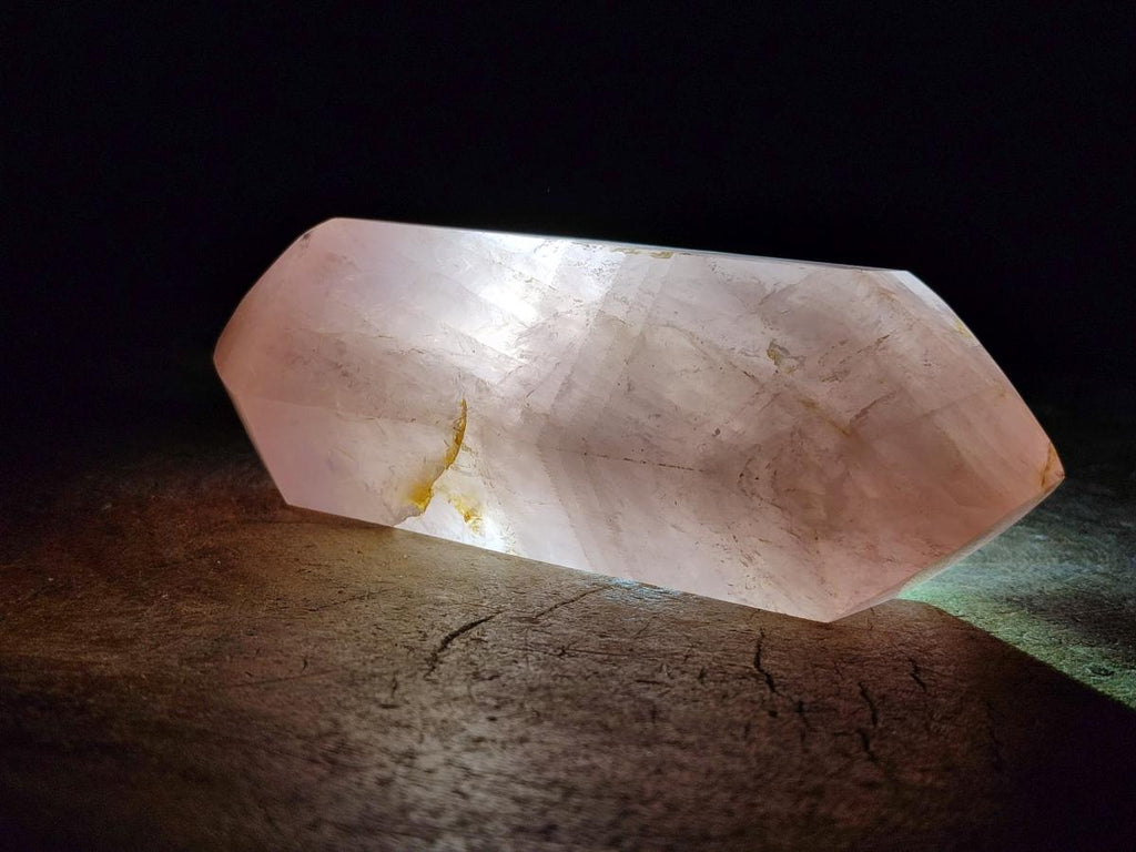 Polished Double Terminated Gemmy Rose Quartz Crystals x 2 From Madagascar - Toprock Gemstones and Minerals 