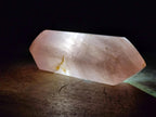 Polished Double Terminated Gemmy Rose Quartz Crystals x 2 From Madagascar - Toprock Gemstones and Minerals 