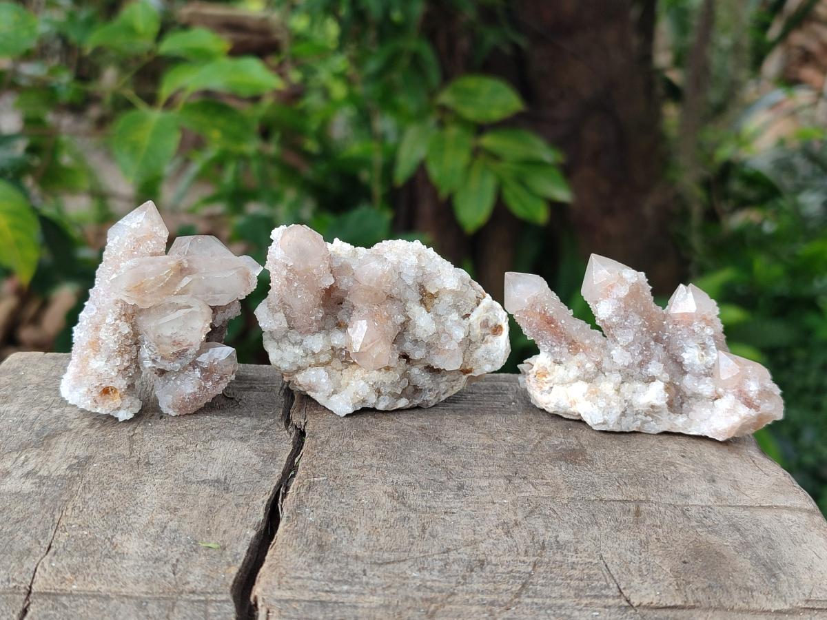 Natural Smokey Spirit Quartz Clusters with Hematoid Coating x 12 From Boekenhouthoek, South Africa - Toprock Gemstones and Minerals 