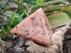 Polished Orange Calcite with Biotite Mica Pyramids x 2 From Madagascar - Toprock Gemstones and Minerals 