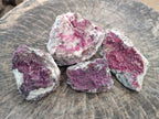 Natural Cobaltoan Dolomite Specimens x 4 From Kakanda, Congo - Toprock Gemstones and Minerals 