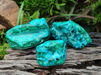 Polished Malacolla Free Forms x 3 From Kulukuluku, Congo - Toprock Gemstones and Minerals 