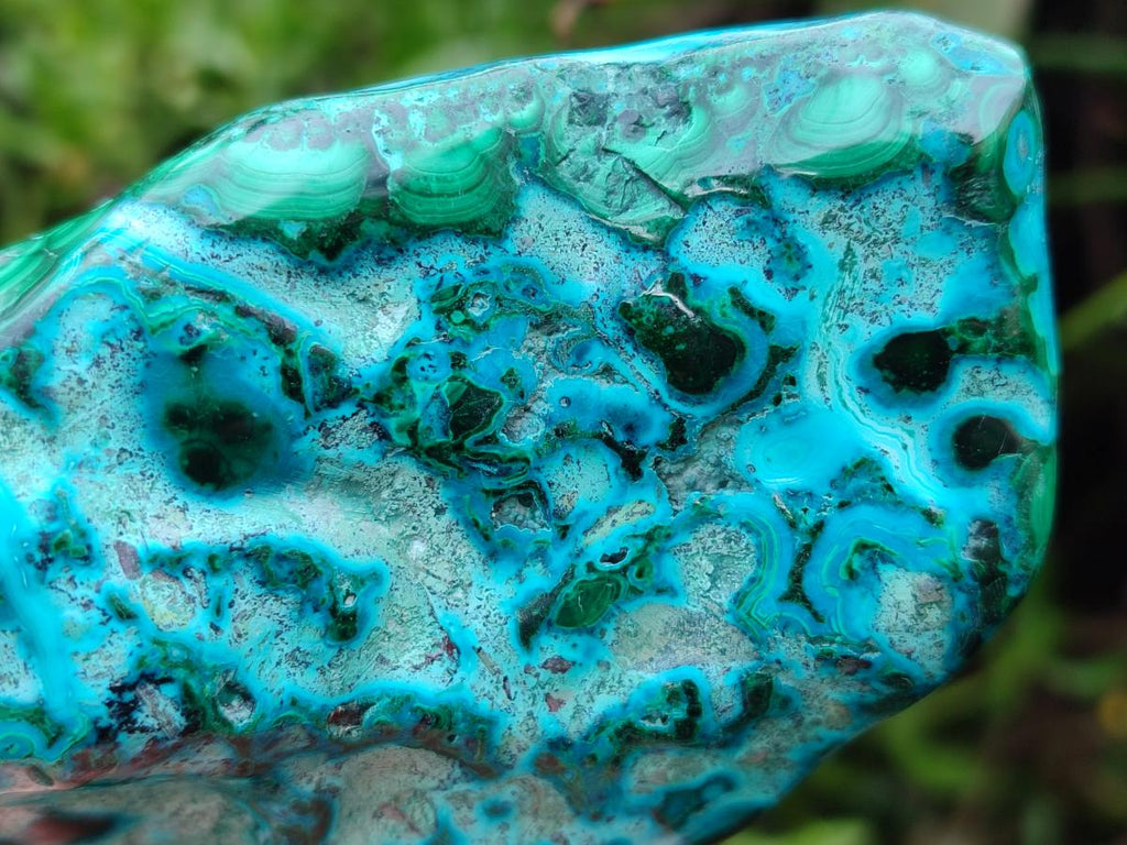 Polished Malacolla Free Forms x 3 From Kulukuluku, Congo - Toprock Gemstones and Minerals 