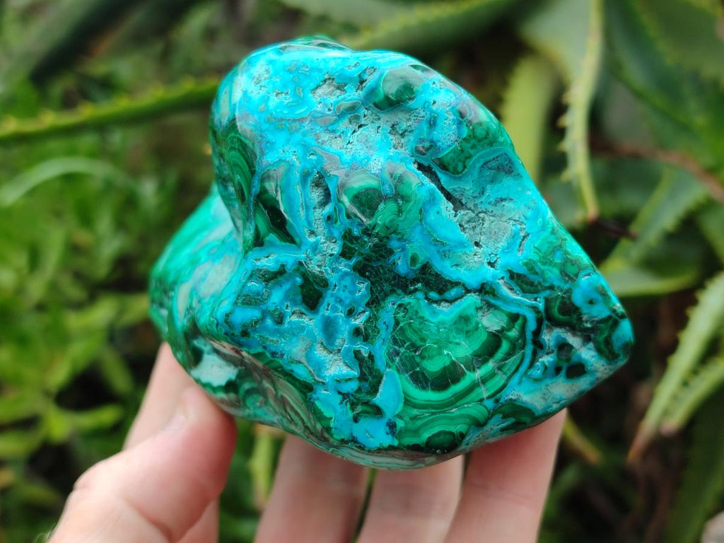 Polished Malacolla Free Forms x 3 From Kulukuluku, Congo - Toprock Gemstones and Minerals 
