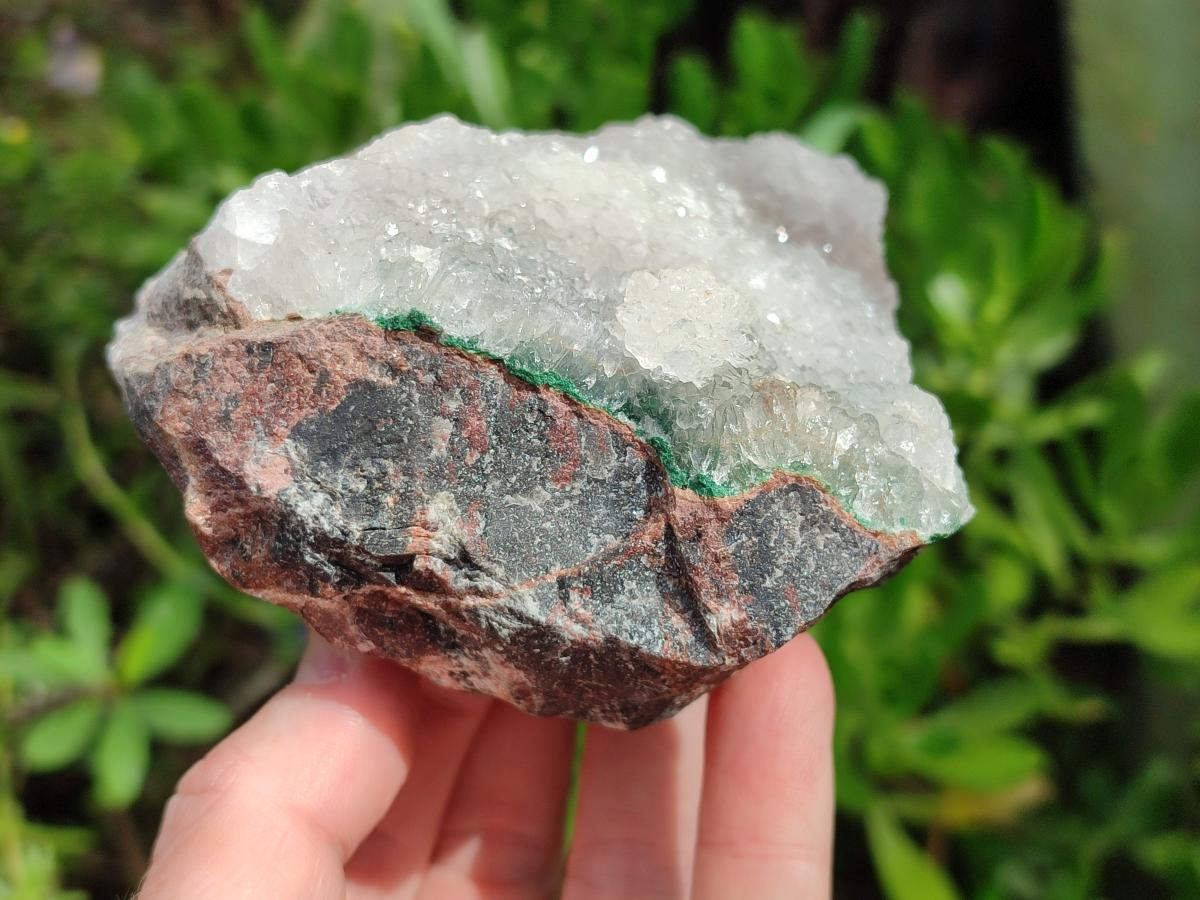 Natural Cobaltian Dolomite with Salrose and Malachite Specimens x 3 From Kakanda, Congo - Toprock Gemstones and Minerals 