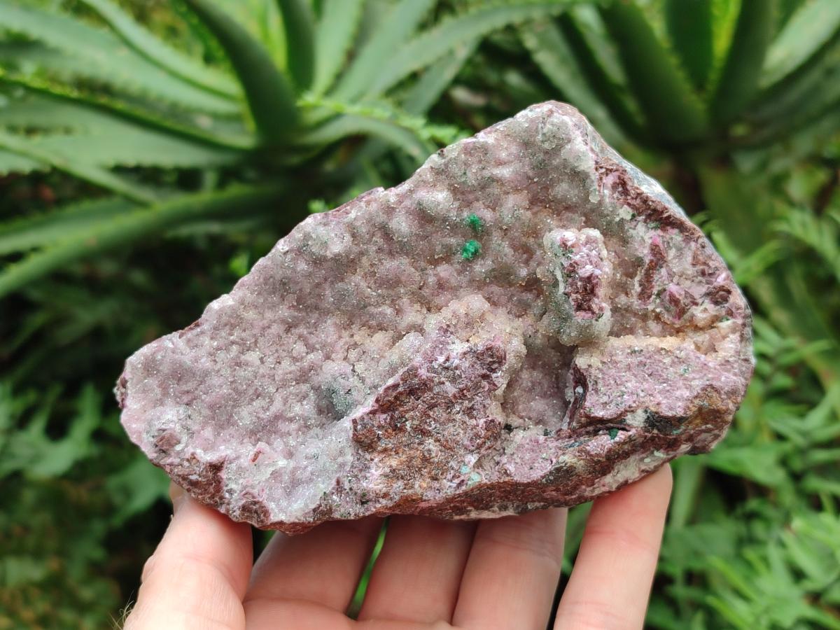 Natural Cobaltian Dolomite with Salrose and Malachite Specimens x 3 From Kakanda, Congo - Toprock Gemstones and Minerals 
