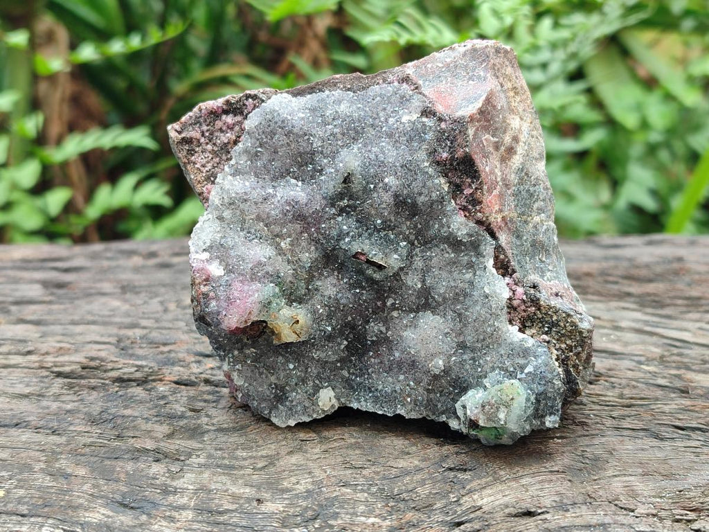 Natural Cobaltian Dolomite with Salrose and Malachite Specimens x 3 From Kakanda, Congo - Toprock Gemstones and Minerals 