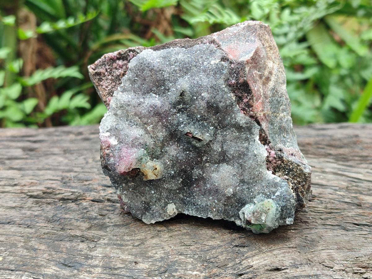 Natural Cobaltian Dolomite with Salrose and Malachite Specimens x 3 From Kakanda, Congo - Toprock Gemstones and Minerals 