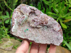 Natural Cobaltian Dolomite with Salrose and Malachite Specimens x 3 From Kakanda, Congo - Toprock Gemstones and Minerals 