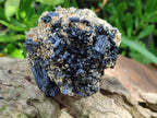 Natural Schorl Black Tourmaline with Muscovite Mica Specimens x 2 From Erongo, Namibia - Toprock Gemstones and Minerals 