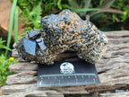 Natural Schorl Black Tourmaline with Muscovite Mica Specimens x 2 From Erongo, Namibia - Toprock Gemstones and Minerals 