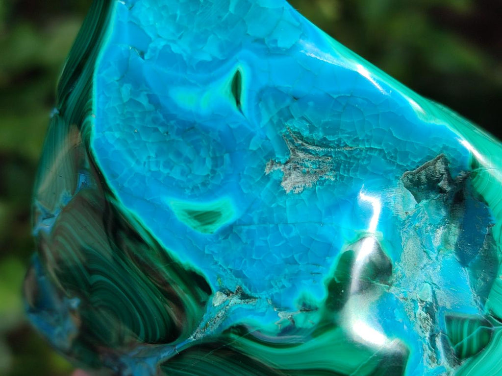 Polished Malacolla Free Forms x 4 From Kulukuluku, Congo - Toprock Gemstones and Minerals 