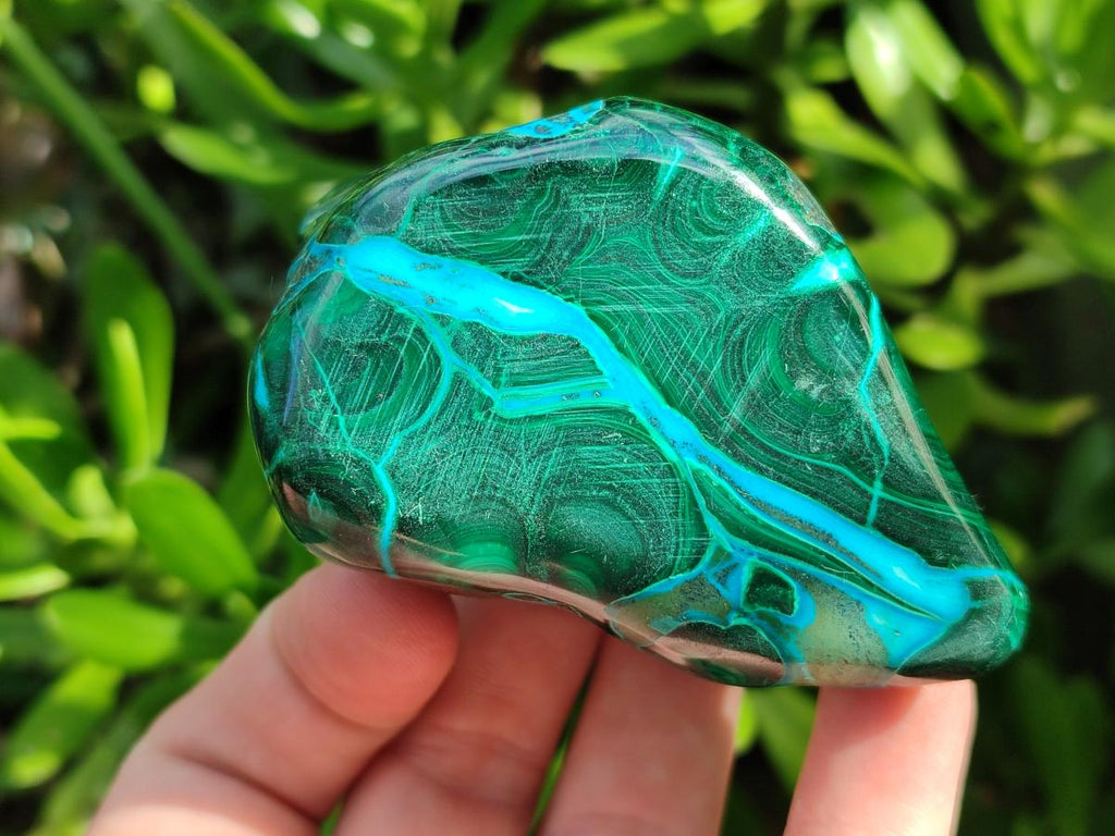 Polished Malacolla Free Forms x 4 From Kulukuluku, Congo - Toprock Gemstones and Minerals 