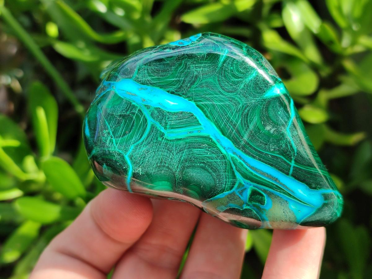 Polished Malacolla Free Forms x 4 From Kulukuluku, Congo - Toprock Gemstones and Minerals 