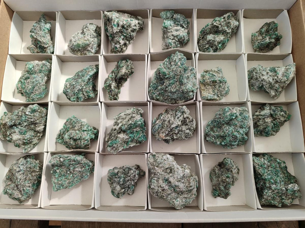 Natural Emerald Mica 'Mutokolite' Cobbed Specimens x 24 From Mutoko, Zimbabwe - Toprock Gemstones and Minerals 
