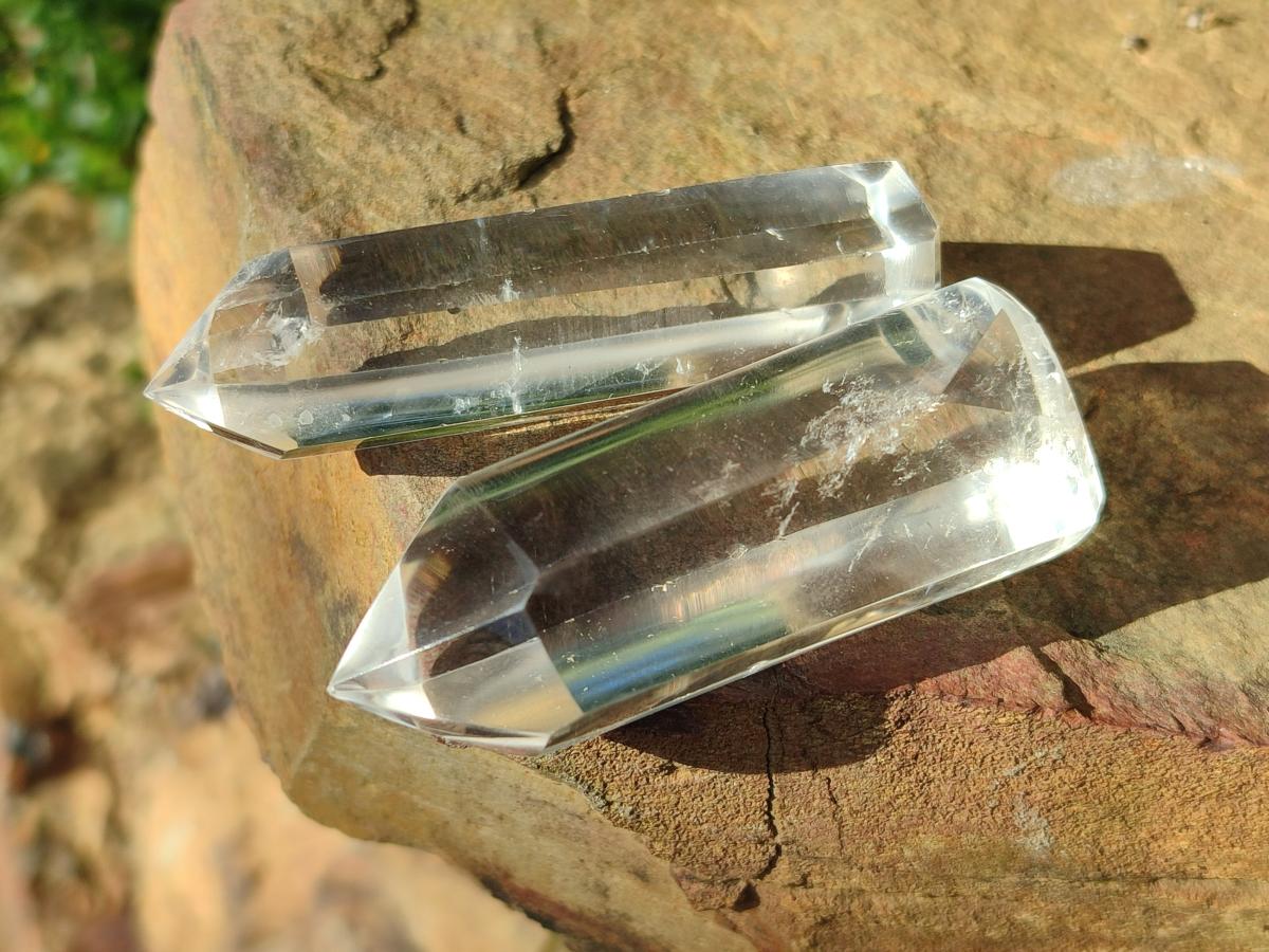 Polished Clear Quartz Display Crystals x 24 From Madagascar - Toprock Gemstones and Minerals 