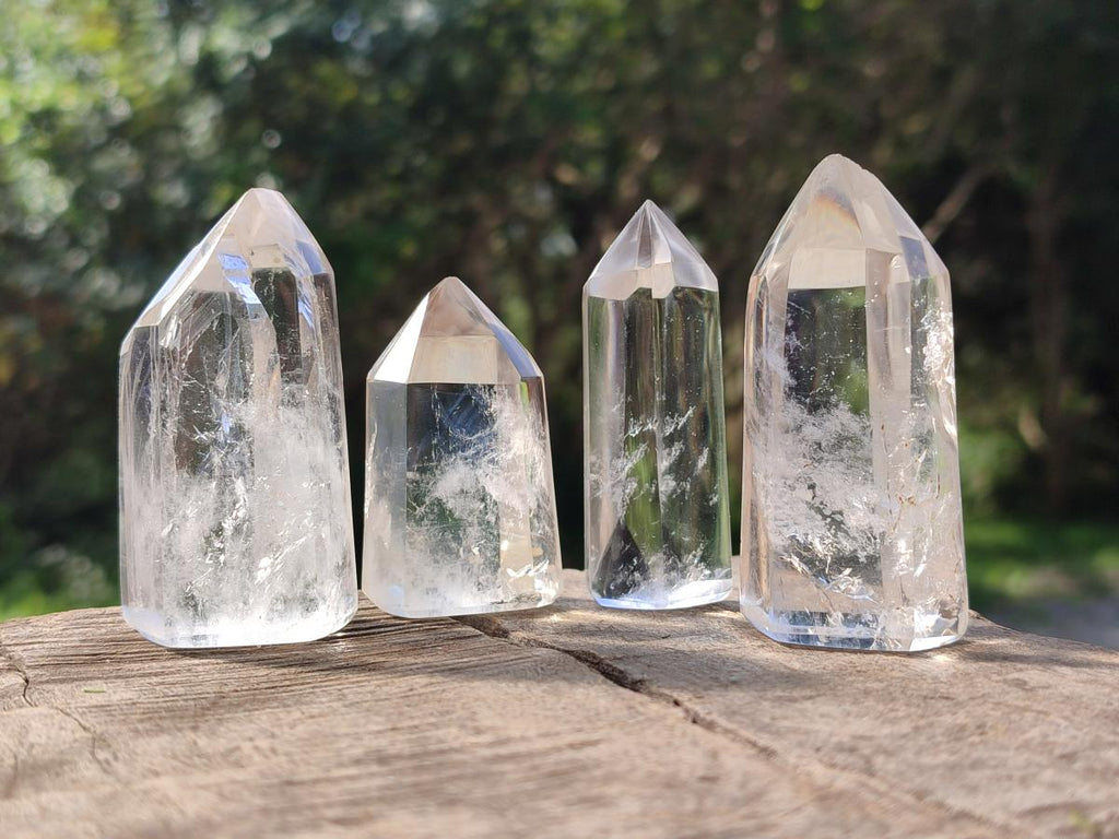 Polished Clear Quartz Display Crystals x 24 From Madagascar - Toprock Gemstones and Minerals 