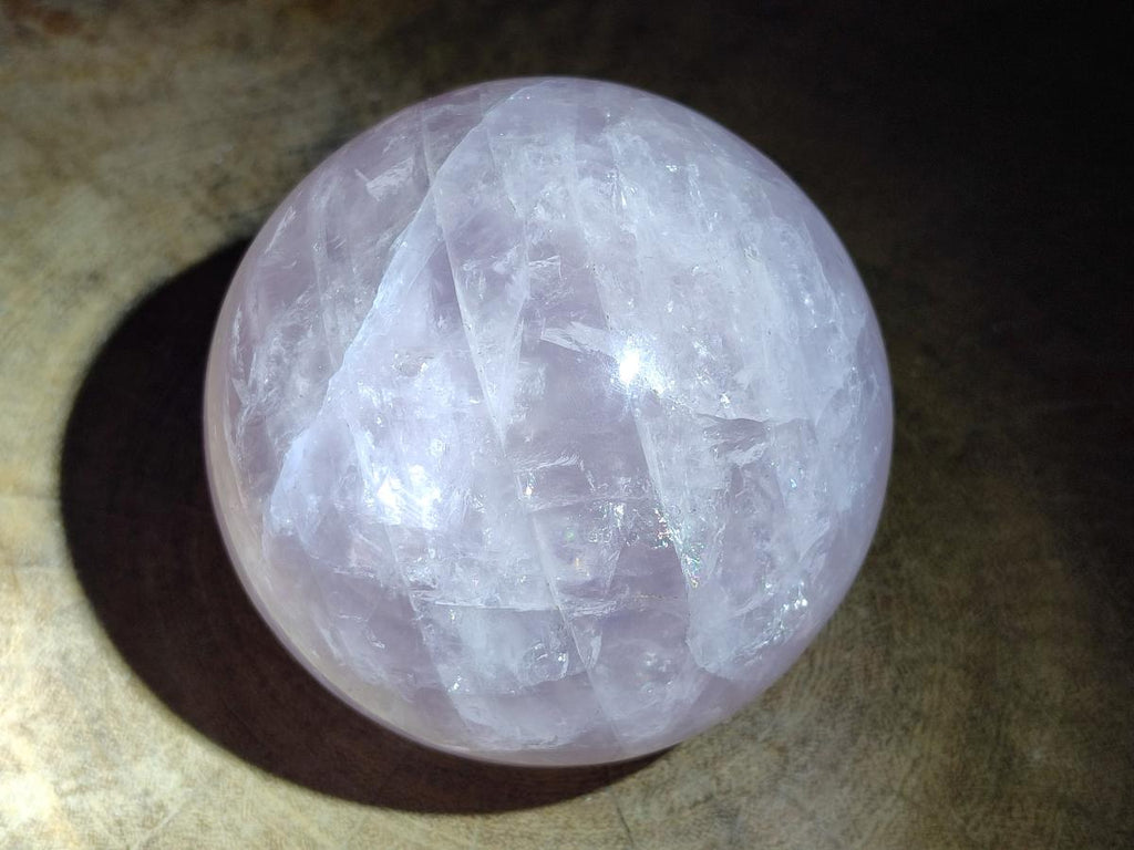Polished Large Gemmy Rose Quartz Sphere x 1 From Madagascar - Toprock Gemstones and Minerals 
