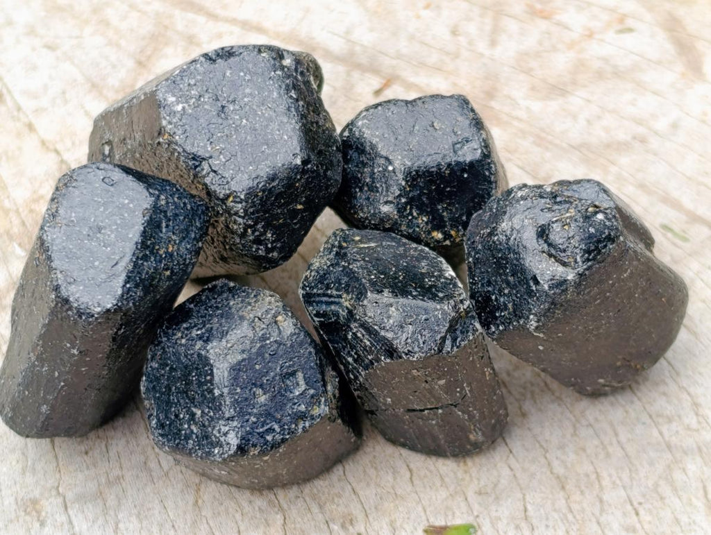 Natural Schorl Black Tourmaline Crystals x 1.18 Kg Lot From Zimbabwe - Toprock Gemstones and Minerals 