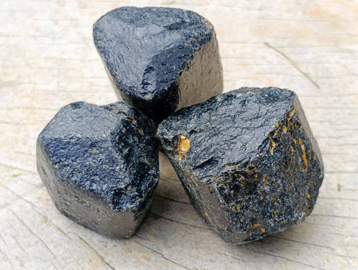 Natural Schorl Black Tourmaline Crystals x 1.18 Kg Lot From Zimbabwe - Toprock Gemstones and Minerals 