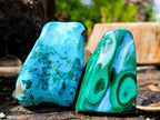 Polished Malacolla Free Forms x 12 From Kulukuluku, Congo - Toprock Gemstones and Minerals 