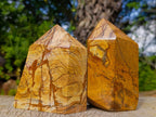 Polished Picture Stone Jasper Display Crystals x 2 From Ais-Ais, Namibia - Toprock Gemstones and Minerals 