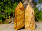 Polished Picture Stone Jasper Display Crystals x 2 From Ais-Ais, Namibia - Toprock Gemstones and Minerals 