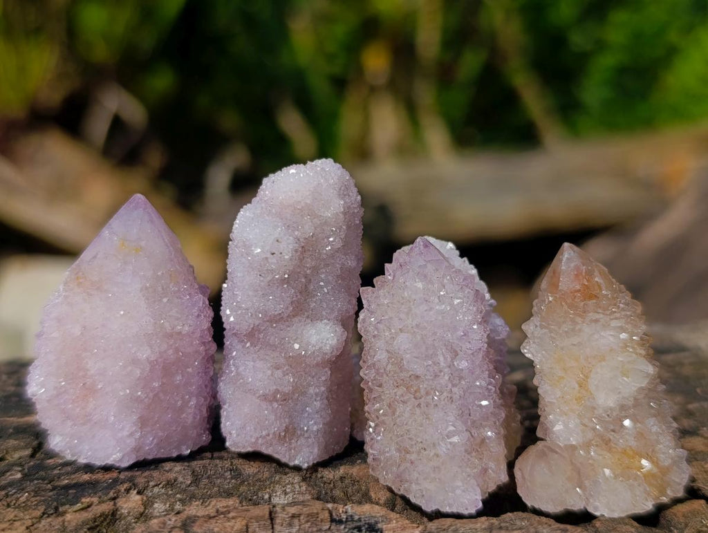 Natural Mix of Small Spirit Amethyst Crystals and Clusters x 35 From Boekenhouthoek, South Africa - Toprock Gemstones and Minerals 