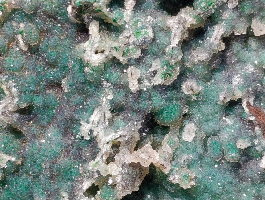 Natural XL Drusy Quartz Coated Ball Malachite On Dolomite Specimen x 1 From Mindingi Mine, Kambove, Congo - Toprock Gemstones and Minerals 
