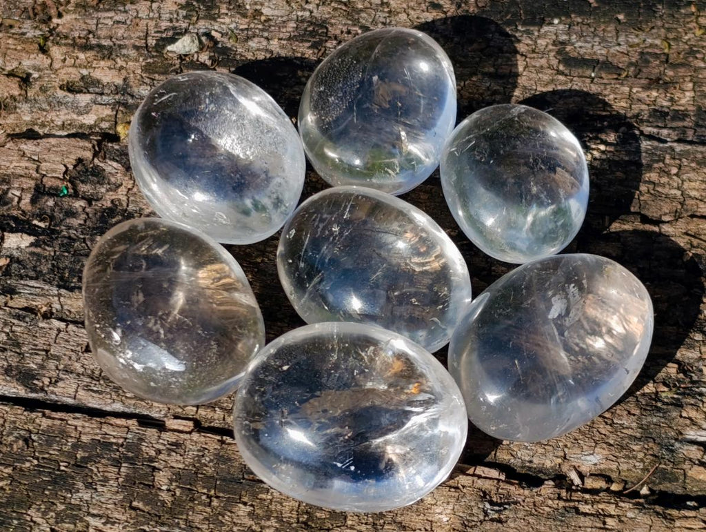 Polished Wire Wrap Sized Rock Crystal Free Forms x 70 From Amoron’i Mania, Madagascar - Toprock Gemstones and Minerals 