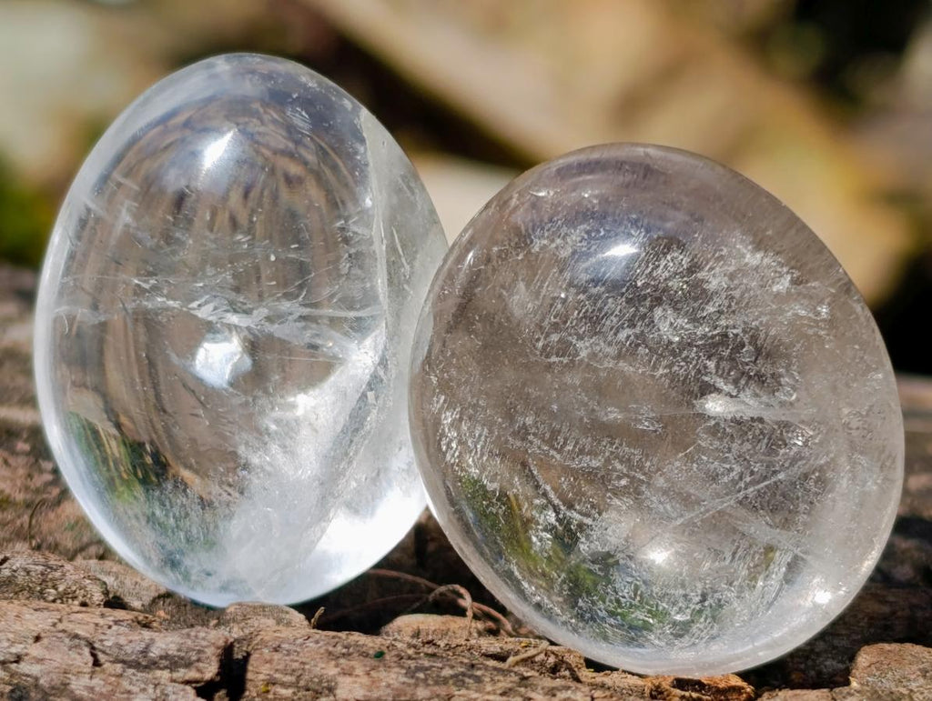 Polished Wire Wrap Sized Rock Crystal Free Forms x 70 From Amoron’i Mania, Madagascar - Toprock Gemstones and Minerals 
