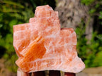 Natural Rhombohedral Sunset Orange Calcite Specimens x 12 From Spitzkop, Namibia - Toprock Gemstones and Minerals 