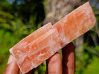 Natural Rhombohedral Sunset Orange Calcite Specimens x 12 From Spitzkop, Namibia - Toprock Gemstones and Minerals 