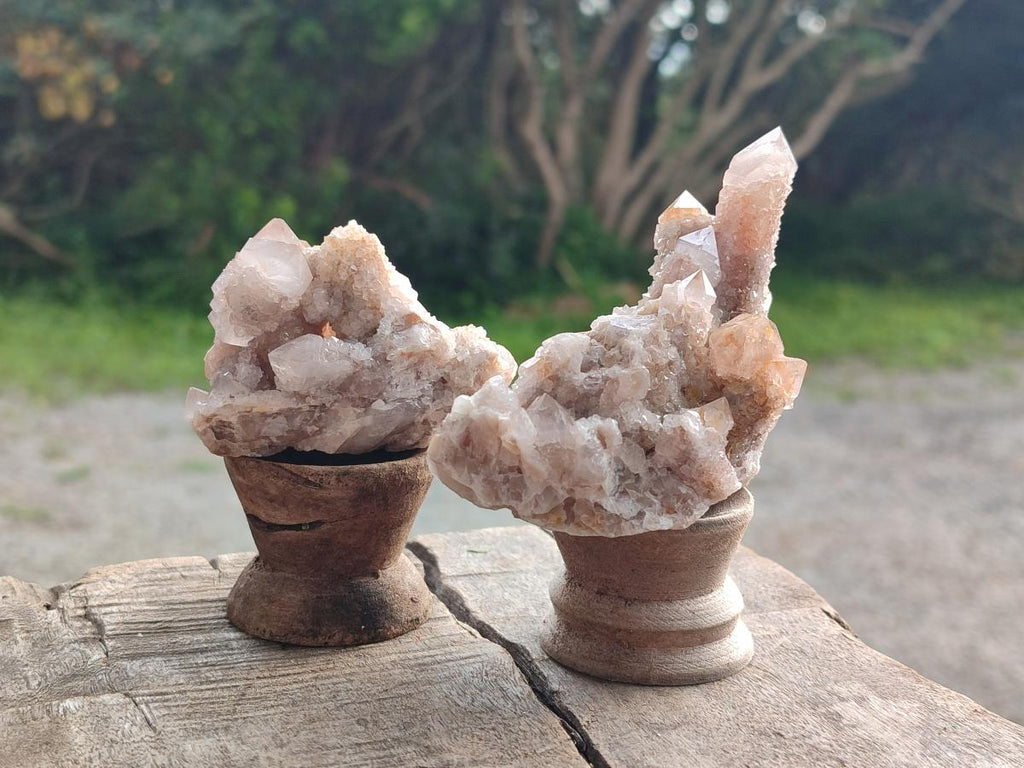 Natural Limonite Fairy Spirit Quartz Clusters x 12 From Boekenhouthoek, South Africa - Toprock Gemstones and Minerals 