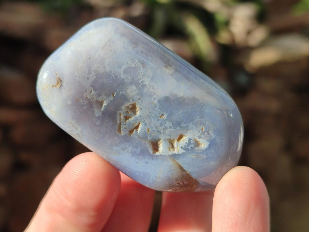 Polished Large Blue Lace Agate Free Forms x 15 From Nsanje, Malawi - Toprock Gemstones and Minerals 