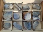 Polished Large Blue Lace Agate Free Forms x 15 From Nsanje, Malawi - Toprock Gemstones and Minerals 