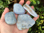 Polished Large Blue Lace Agate Free Forms x 15 From Nsanje, Malawi - Toprock Gemstones and Minerals 