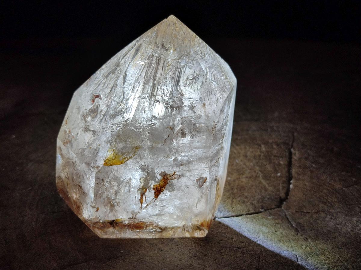Polished Clear Window Quartz Display Crystals x 2 From Madagascar - Toprock Gemstones and Minerals 