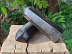 Polished Black Basalt Display Crystals x 3 From Madagascar - Toprock Gemstones and Minerals 