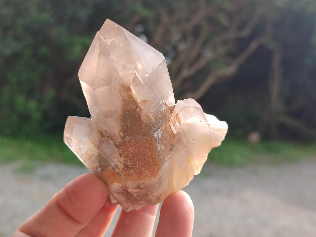 Natural Red Hematoid Quartz Crystals and Clusters x 12 From Karoi, Zimbabwe - Toprock Gemstones and Minerals 