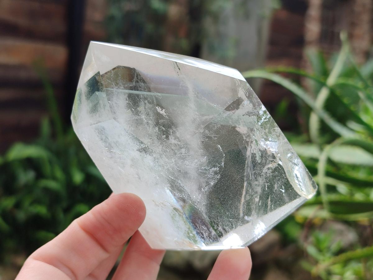 Polished Mixed Quartz Crystals with Inclusions x 4 From Madagascar - Toprock Gemstones and Minerals 