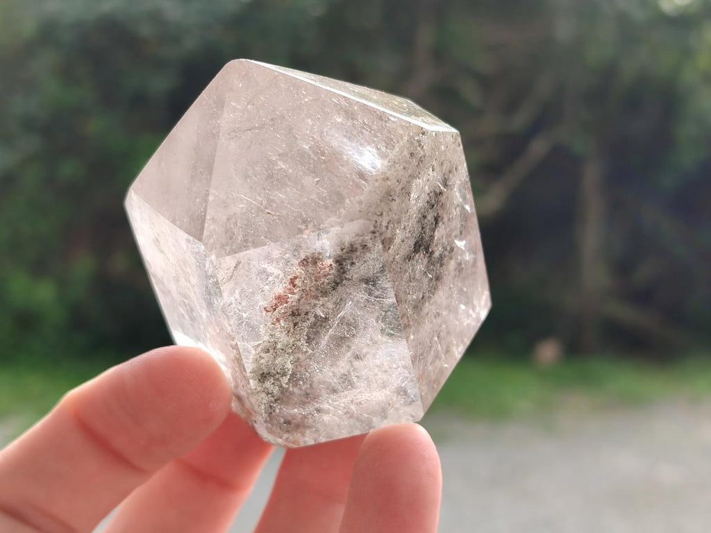 Polished Mixed Quartz Crystals with Inclusions x 4 From Madagascar - Toprock Gemstones and Minerals 