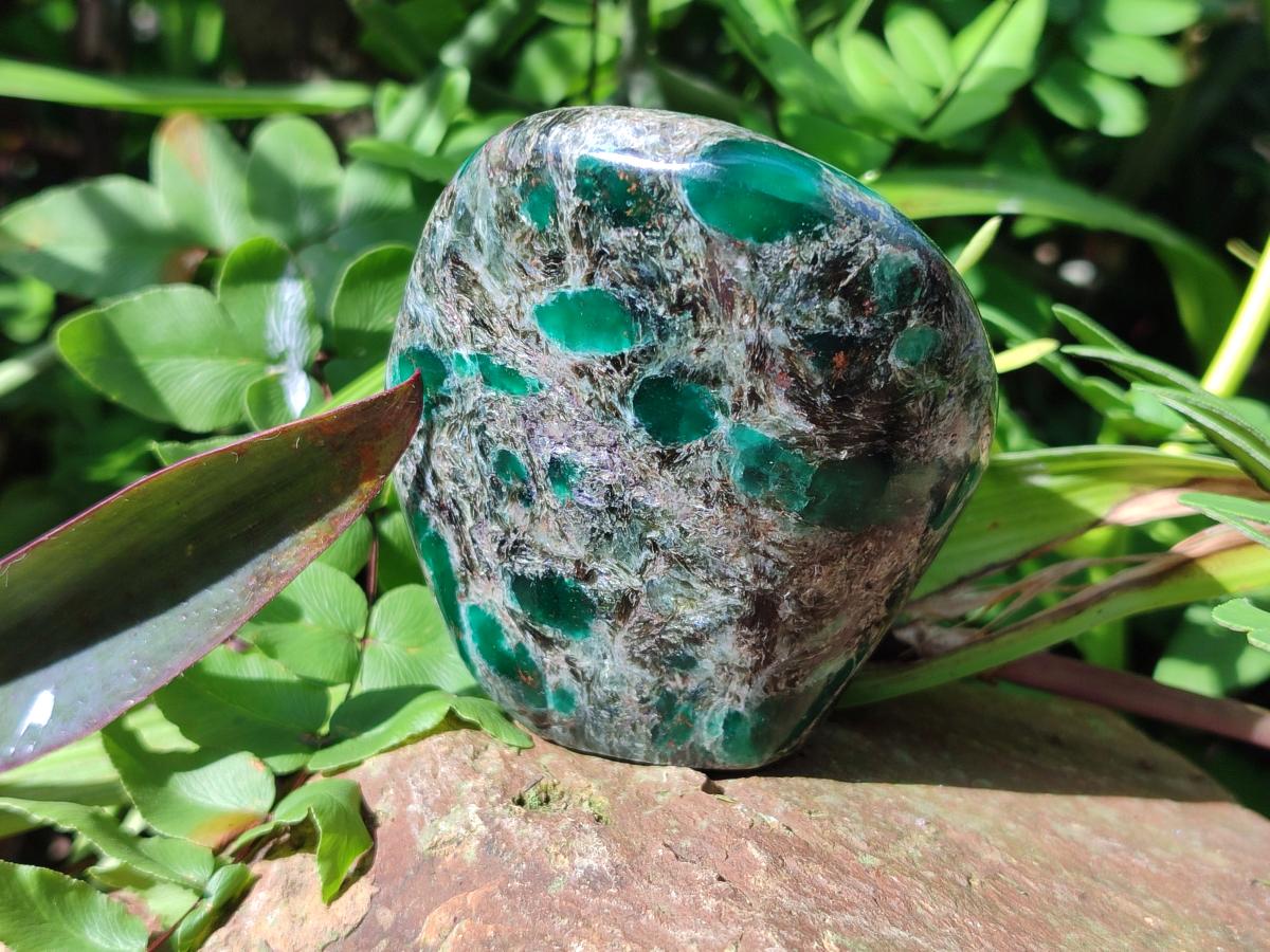 Polished Emerald Mica 'Mutokolite' Standing Display Pieces x 4 From Mutoko, Zimbabwe - Toprock Gemstones and Minerals 