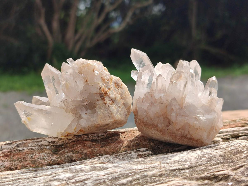 Natural Clear Quartz Clusters x 24 From Madagascar - Toprock Gemstones and Minerals 