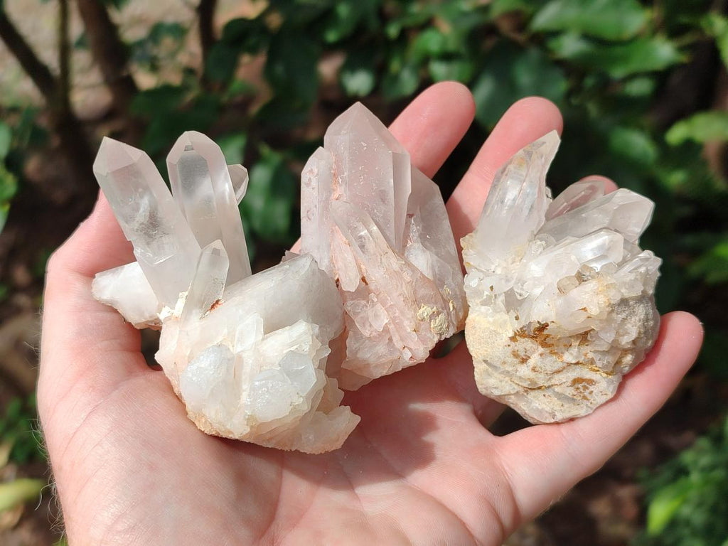 Natural Clear Quartz Clusters x 24 From Madagascar - Toprock Gemstones and Minerals 