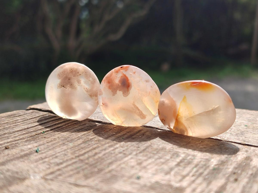 Polished Wire Wrap Size Flower Agate Free Forms x 140 From Antsahalova, Madagascar - Toprock Gemstones and Minerals 